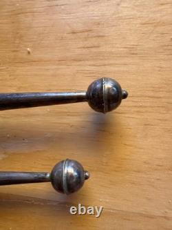 Vintage Navajo Bison Bolo Tie Sterling Silver Signed by Garrison Boyd