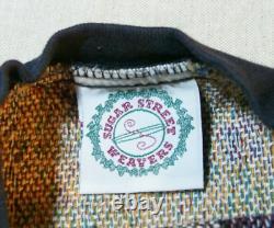 Vintage SUGAR STREET WEAVERS Sweater BUFFALO BISON Mountains Tapestry USA XL