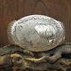 Vintage Sterling Silver Bison Cuff Bracelet by Ricky Reeder