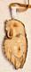 Vintage Sterling Silver Native American Bison Wolf-face Kokopelli Back Necklace