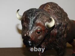 Vintage Western Bison Indians 12 Long Breyer Molding Co Plastic Buffalo