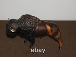 Vintage Western Bison Indians 12 Long Breyer Molding Co Plastic Buffalo