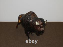 Vintage Western Bison Indians 12 Long Breyer Molding Co Plastic Buffalo