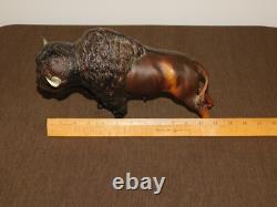 Vintage Western Bison Indians 12 Long Breyer Molding Co Plastic Buffalo