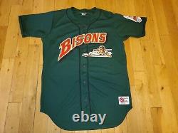 Vtg 1998 Rawlings Jolbert Cabrera BUFFALO BISONS Authentic MiLB Team JERSEY 46