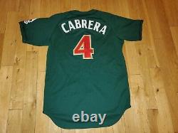 Vtg 1998 Rawlings Jolbert Cabrera BUFFALO BISONS Authentic MiLB Team JERSEY 46