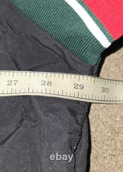 Vtg Buffalo Bisons Jersey Express Quilt Lined Jacket XL
