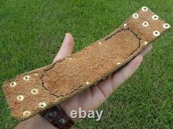 Watch Gold color genuine Alligator Crocodile Bison leather 7.5 inch wrist size