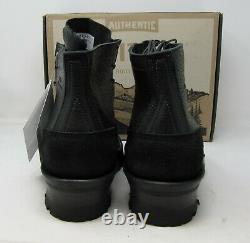 White's Boots, 350LTT-VST. 11 F, 6. Black Bison / Black R, O, Vibram Soles