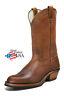 White's Boots Rancher Genuine Brown Bison Leather Hathorn Line Cowboy Work 329