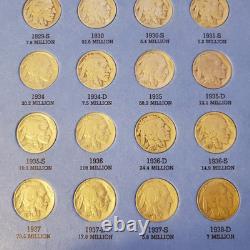 Whitman Buffalo Nickel Coin Collection 1913-1938 Album #9008 64 Coin Set