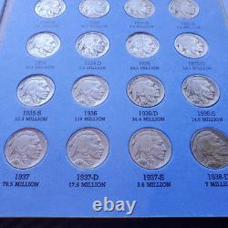 Whitman Buffalo Nickel Coin Collection 1913-1938 Album #9008 64 Coin Set