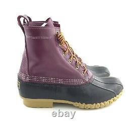 Womens LL Bean Boots 8 Burgundy