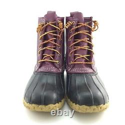 Womens LL Bean Boots 8 Burgundy