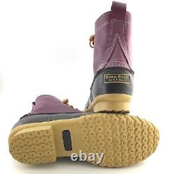 Womens LL Bean Boots 8 Burgundy