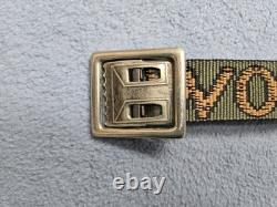 Wood Badge Rare Bison Belts Boulder CO Green & Brown Log & Axe 1x41 Scouts