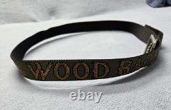 Wood Badge Rare Bison Belts Boulder CO Green & Brown Log & Axe 1x41 Scouts