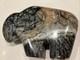 XL Picasso Marble Buffalo Bison Stone Fetish 9 1/4