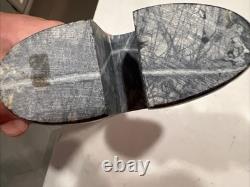 XL Picasso Marble Buffalo Bison Stone Fetish 9 1/4