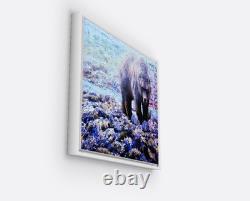 Yellowstone Grizzly 16 X 20 Framed Embellished Art Print By Edward Suthoff