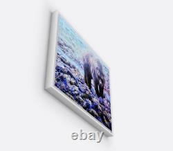 Yellowstone Grizzly 16 X 20 Framed Embellished Art Print By Edward Suthoff