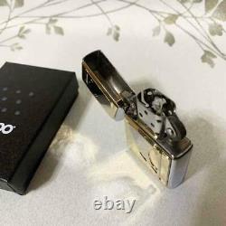 Zippo Lighter Metal Paste Bison Arrow Buffalo Unused Item Imported from Japan