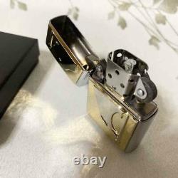 Zippo Lighter Metal Paste Bison Arrow Buffalo Unused Item Imported from Japan